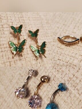 Body Jewlery Bundle (7) Brand New!